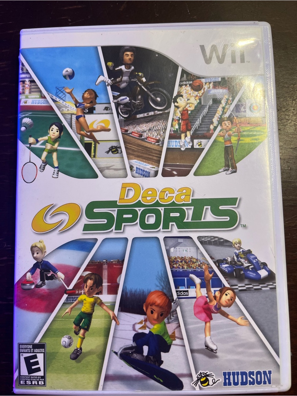 Nintendo Deca Sports Wii Game - Green, Yellow, Blue, White